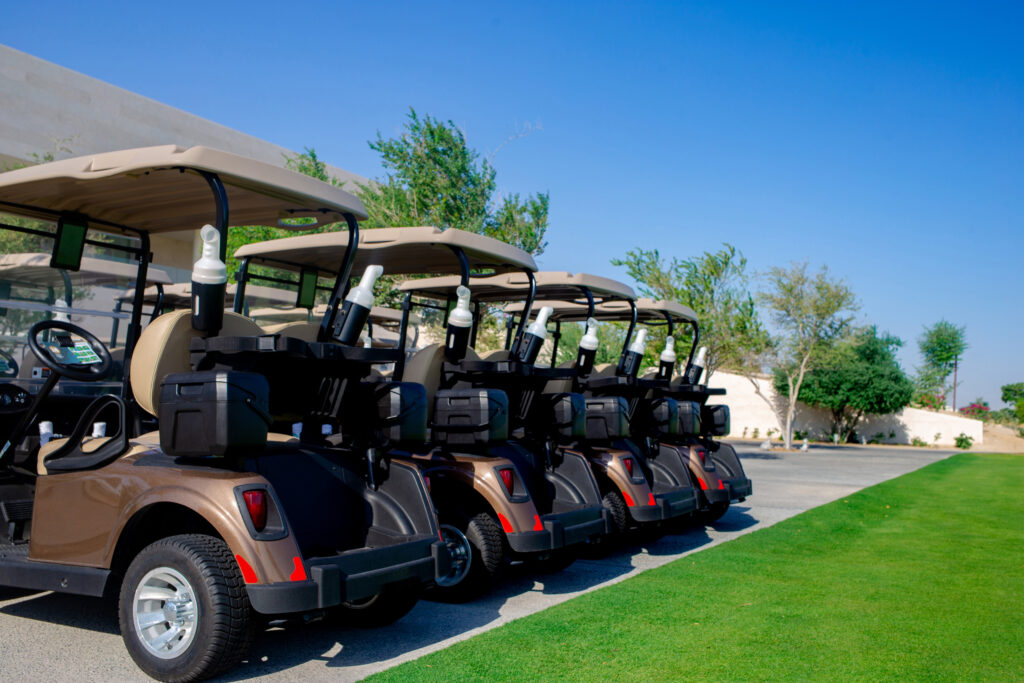 Self-Guided Golf Cart